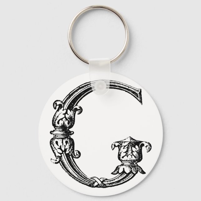 DECORATIVE G KEYCHAIN (Front)