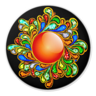 Decorative Gems Drawer Knob - SRF