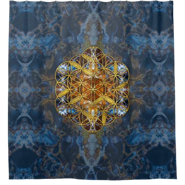 Decorative Gemstone Sacred Geometry Flower of life (Front)