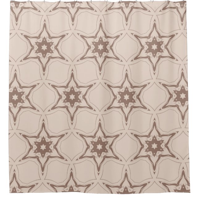 Decorative geometric floral pattern. Seamless vint (Front)