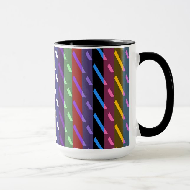 Decorative Geometric Tiles Mosaic Pattern #4 Mug (Right)