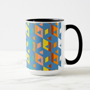 Decorative Geometric Tiles Mosaic Pattern #5 Mug