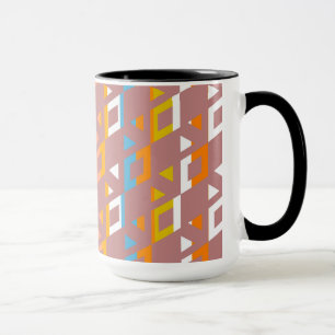 Decorative Geometric Tiles Mosaic Pattern #6 Mug
