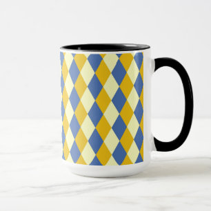 Decorative Geometric Tiles Mosaic Pattern Mug