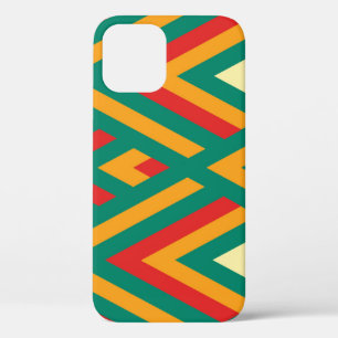 Decorative Geometric: Vintage Abstract Seamless. iPhone 12 Case