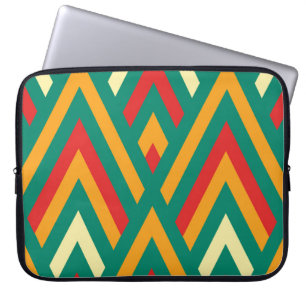 Decorative Geometric: Vintage Abstract Seamless. Laptop Sleeve