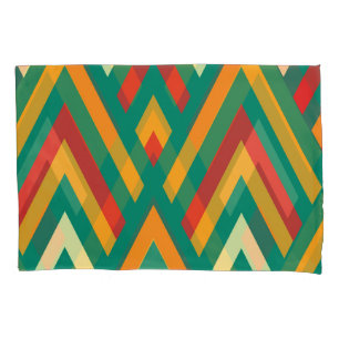 Decorative Geometric: Vintage Abstract Seamless. Pillowcase