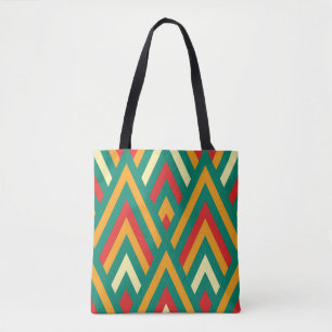 Decorative Geometric: Vintage Abstract Seamless. Tote Bag