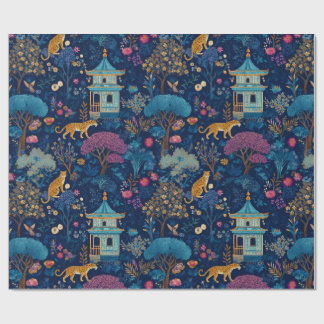Decorative Gift Wrap Paper Chinoiserie Animals
