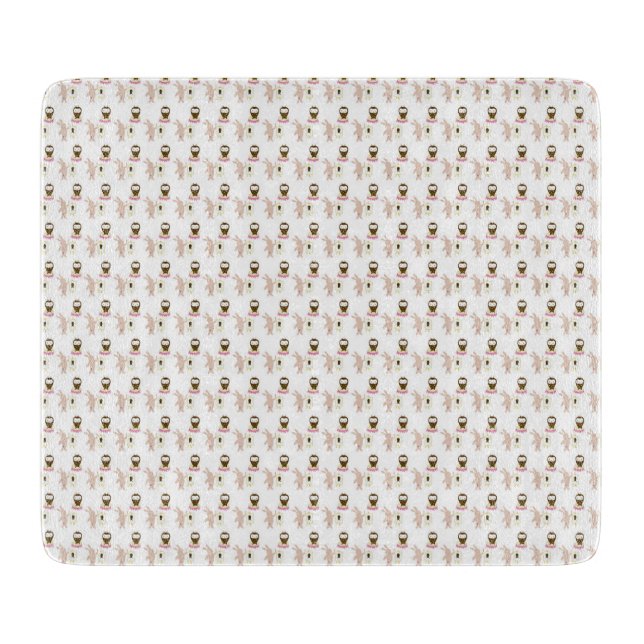 Decorative Glass Cutting Board (Front)