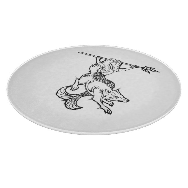 Decorative Glass Cutting Board (Corner)