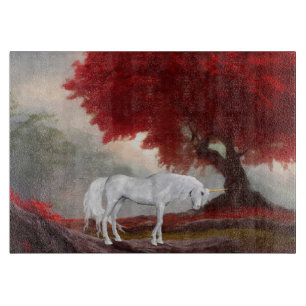 Decorative Glass Cutting Board 15"x11"