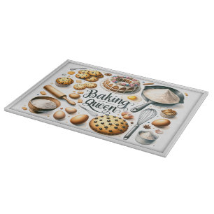 Decorative Glass Cutting Board 15"x11"