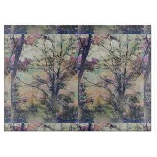 Decorative Glass Cutting Board 15"x11"