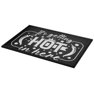 Decorative Glass Cutting Board 15"x11"