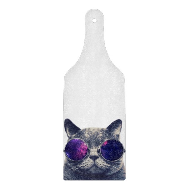 Decorative Glass Cutting Board Paddle (Front)