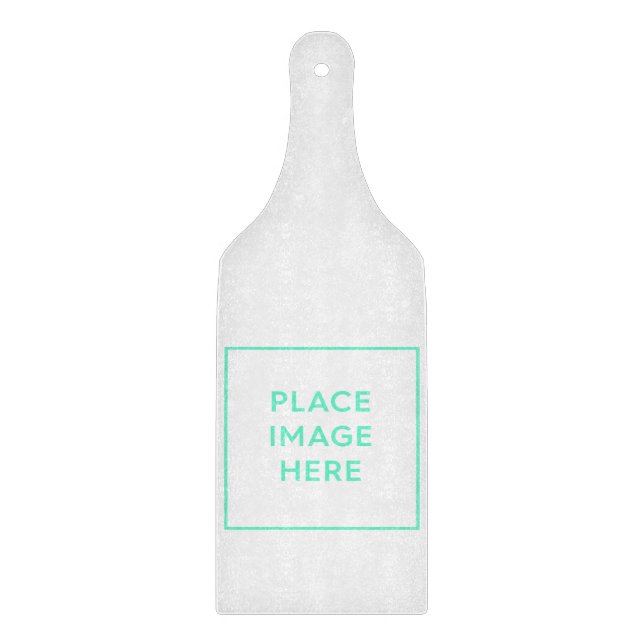 Decorative Glass Cutting Board Paddle (Front)