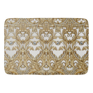 Decorative Gold Bath Mat