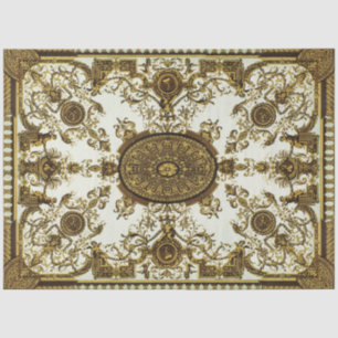 Decorative Gold & Black Ornamental Tissue   Paper