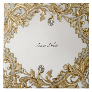 Decorative Gold Ceramic Tile
