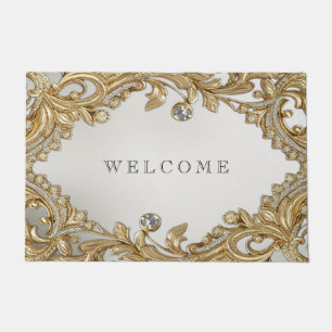 Decorative Gold Doormat