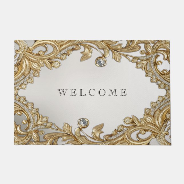 Decorative Gold Doormat (Front)
