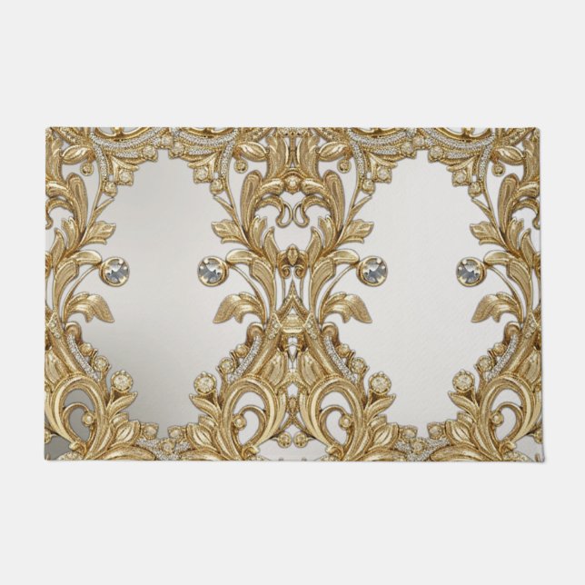 Decorative Gold Doormat (Front)