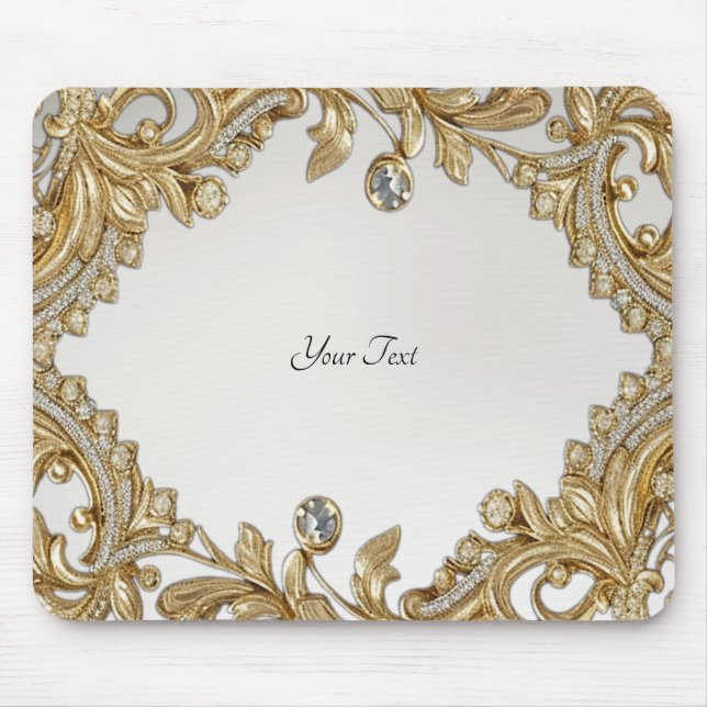 Decorative Gold Mousepad (Front)