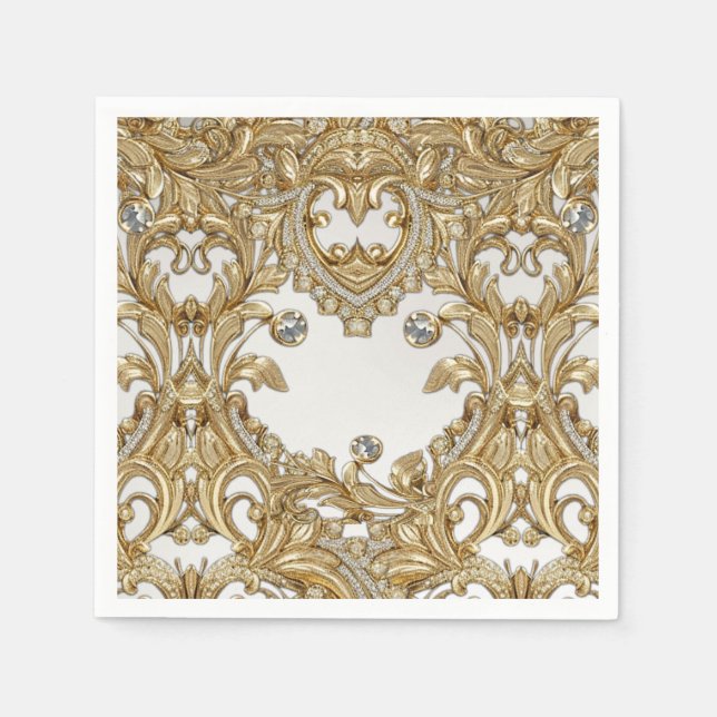 Decorative Gold Napkins (Front)
