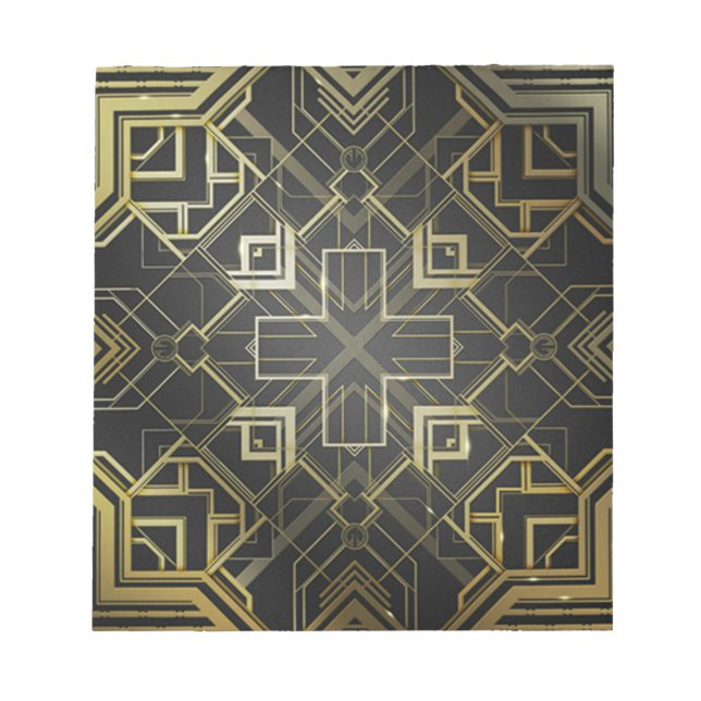 Decorative Gold Notepad (Front)