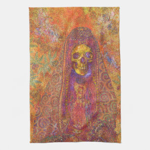 Decorative Gothic Skeleton Kitchen Towel