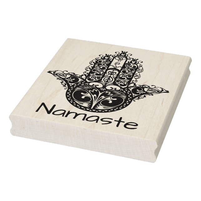 Decorative Hamsa Design Rubber Stamp (Stamp)