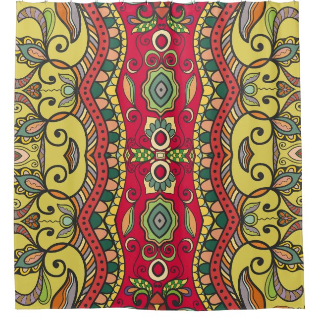 Decorative Hand-Drawn Seamless Abstract Pattern (Front)