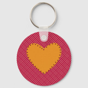 Decorative Heart Keychain