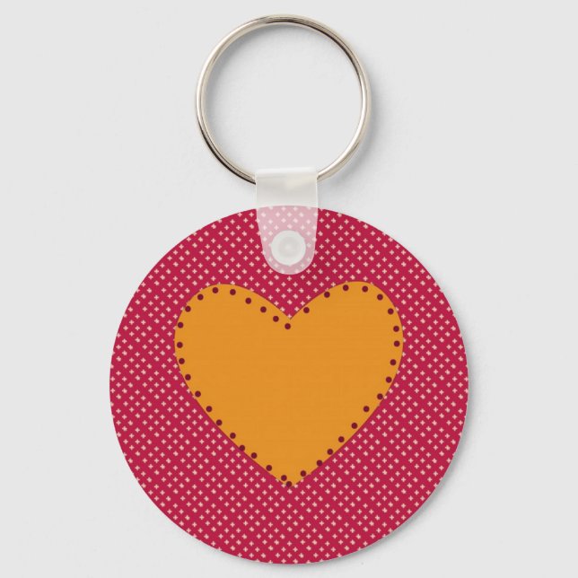 Decorative Heart Keychain (Front)