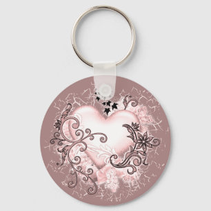 Decorative Heart Keychain