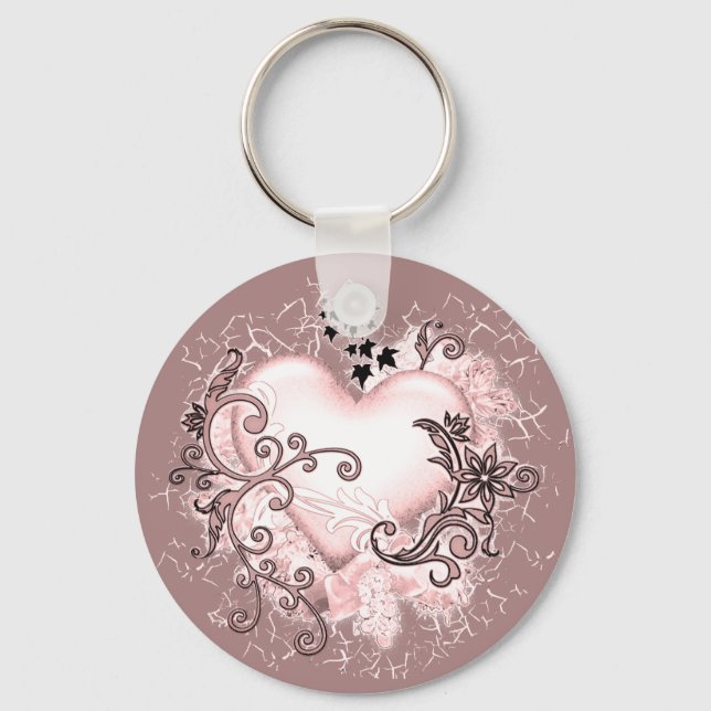 Decorative Heart Keychain (Front)