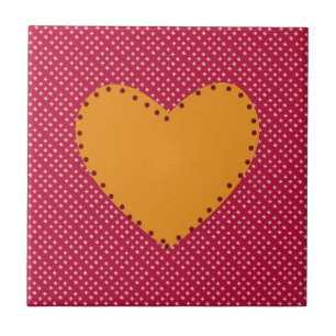 Decorative Heart Tile