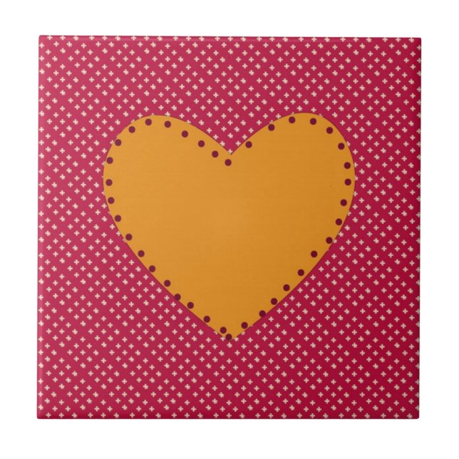 Decorative Heart Tile (Front)