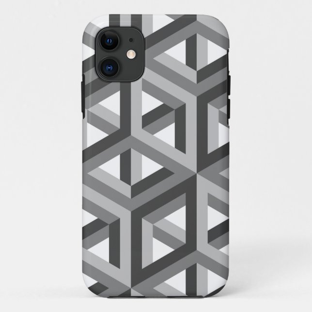 Decorative Hexagons Mosaic Pattern #5 Case-Mate iPhone Case (Back)