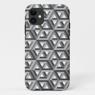 Decorative Hexagons Mosaic Pattern #6 iPhone 11 Case