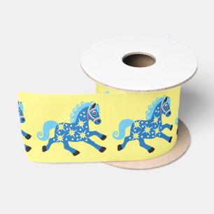 decorative horse satin ribbon