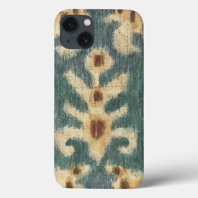 Decorative Ikat Fabric Design by Chariklia Zarris Case-Mate iPhone Case (Back)