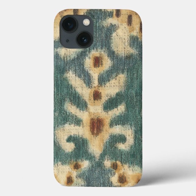 Decorative Ikat Fabric Design by Chariklia Zarris Case-Mate iPhone Case (Back)