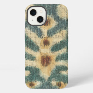 Decorative Ikat Fabric Design by Chariklia Zarris iPhone 13 Case