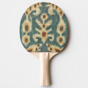 Decorative Ikat Fabric Design by Chariklia Zarris Ping Pong Paddle