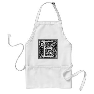 Decorative Letter Initial “E” Standard Apron