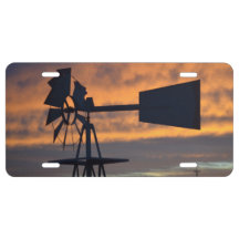 Decorative License Plate, Windmill