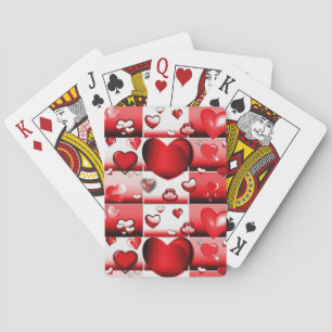 Decorative Love Hearts Playing Cards