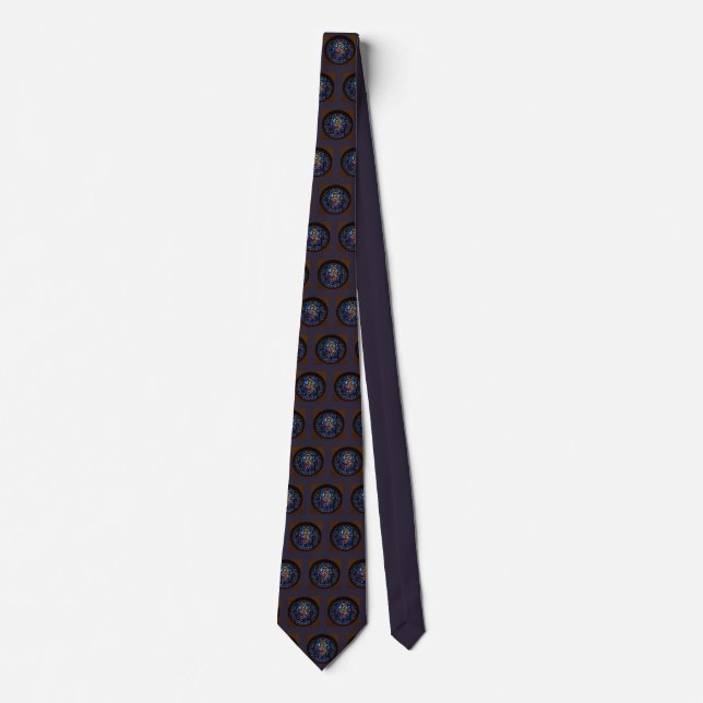 Decorative Madonna And Child Tie (Front)